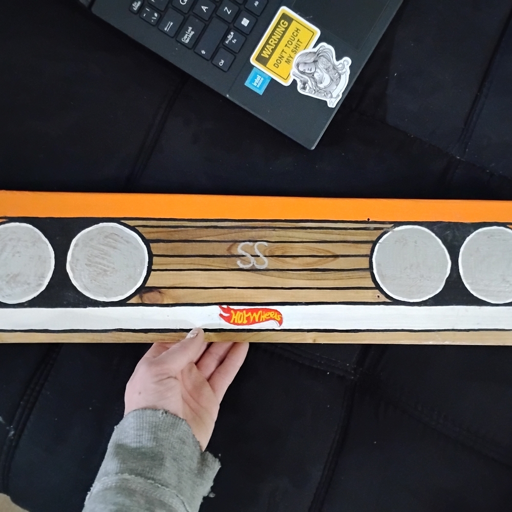 Hot Wheels Wooden Display Shelf